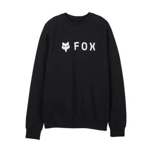 FOX Cyklistická mikina - ABSOLUTE FLEECE CREW - černá L