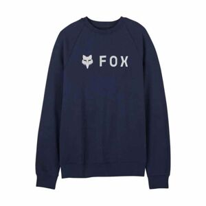 FOX Cyklistická mikina - ABSOLUTE FLEECE CREW - modrá XL