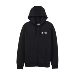 FOX Cyklistická mikina - ABSOLUTE FLEECE ZIP - černá 2XL