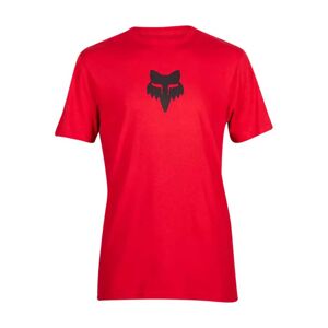 FOX Cyklistické triko s krátkým rukávem - FOX HEAD PREMIUM - červená XL