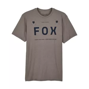 FOX Cyklistické triko s krátkým rukávem - AVIATION PREM - šedá S