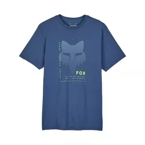 FOX Cyklistické triko s krátkým rukávem - DISPUTE PREM - modrá S