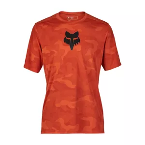 FOX Cyklistický dres s krátkým rukávem - RANGER TRU DRI - oranžová S