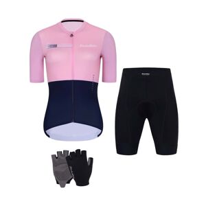 HOLOKOLO Cyklistický mega set - VIBES LADY - modrá/černá/růžová