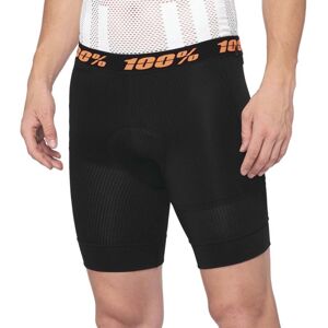 100% SPEEDLAB Cyklistické boxerky - CRUX - černá 2XL