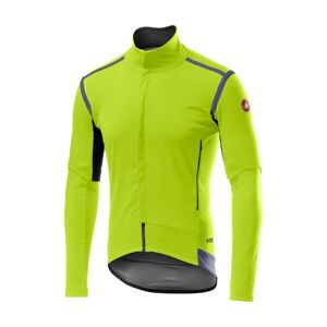 CASTELLI Cyklistická zateplená bunda - PERFETTO ROS CONVERT - žlutá 3XL