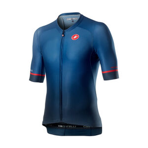 CASTELLI Cyklistický dres s krátkým rukávem - AERO RACE 6.0 - modrá