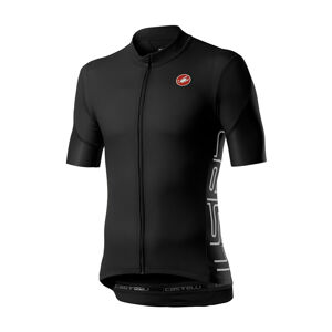 CASTELLI Cyklistický dres s krátkým rukávem - ENTRATA V - černá S