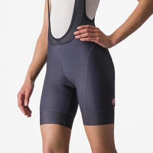 CASTELLI Cyklistické kalhoty krátké s laclem - PRIMA - modrá XL