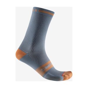 CASTELLI Cyklistické ponožky klasické - SUPERLEGGERA T 18 - šedá 44-47