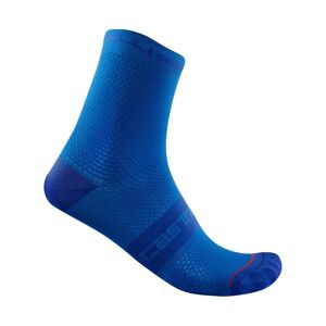 CASTELLI Cyklistické ponožky klasické - SUPERLEGGERA T 12 - modrá L-XL