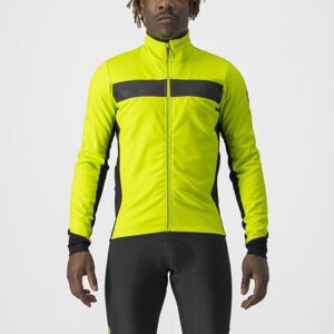 CASTELLI Cyklistická zateplená bunda - RADOPPIA 3 - světle zelená 3XL