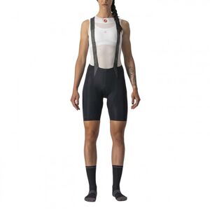 CASTELLI Cyklistické kalhoty krátké s laclem - FREE AERO RC LADY - černá M