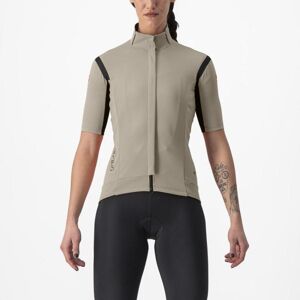 CASTELLI Cyklistický dres s krátkým rukávem - GABBA RoS 2 W - béžová S