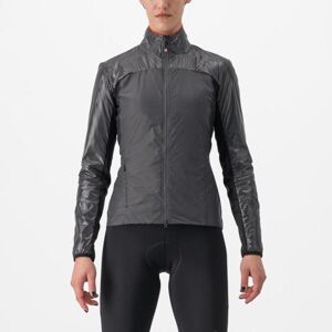 CASTELLI Cyklistická větruodolná bunda - UNLIMITED W PUFFY 2 - šedá M