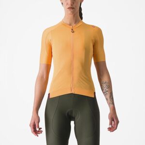 CASTELLI Cyklistický dres s krátkým rukávem - ESPRESSO W - oranžová XS