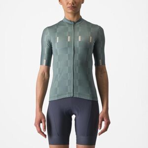 CASTELLI Cyklistický dres s krátkým rukávem - DIMENSIONE - zelená S