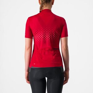 CASTELLI Cyklistický dres s krátkým rukávem - UNLIMITED SENTIERO 3 - červená XS