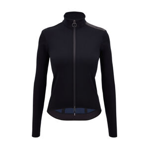 SANTINI Cyklistický dres s dlouhým rukávem zimní - ADAPT MULTI - černá XL