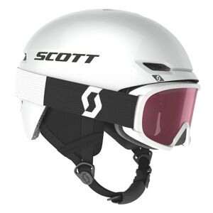 SCOTT Dětská lyžařská helma s brýlemi  Keeper 2 + Jr Witty M Bílá 2023/2024 Dětské