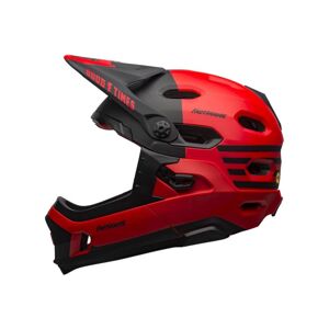 BELL Cyklistická přilba - SUPER DH SPHERICAL - červená/černá (55–59 cm)