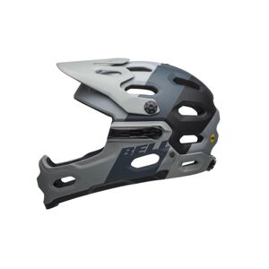 BELL Cyklistická přilba - SUPER 3R MIPS - šedá (55–59 cm)