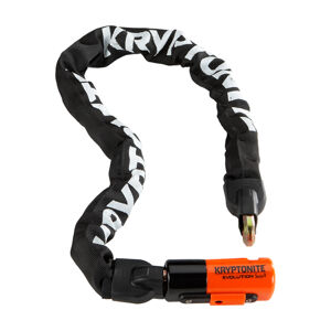 KRYPTONITE zámek na kolo - EVOLUTION 1090 MINI INTEGRATED - bílá/oranžová/černá