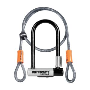 KRYPTONITE zámek na kolo - KRYPTOLOK MINI-7 - stříbrná/černá