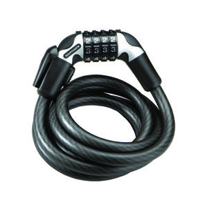 KRYPTONITE zámek na kolo - KRYPTOFLEX 1218 COMBO CABLE - černá