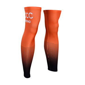 Bonavelo Cyklistické návleky na nohy - CCC 2019 - černá/oranžová