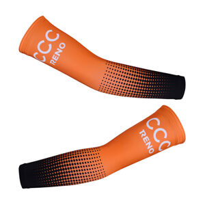 BONAVELO Cyklistické návleky na ruce - CCC 2019 - oranžová S