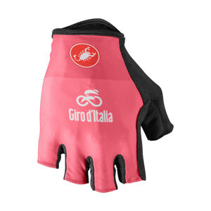 CASTELLI Cyklistické rukavice krátkoprsté - GIRO D'ITALIA - růžová 2XL