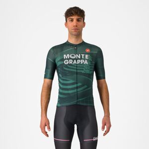 CASTELLI Cyklistický dres s krátkým rukávem - GIRO107 MONTEGRAPPA - zelená 2XL