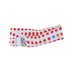 BONAVELO Cyklistické návleky na ruce - TOUR DE FRANCE 2024 - bílá/červená M