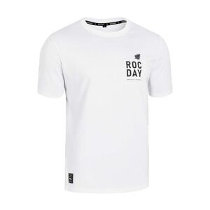 ROCDAY Cyklistické triko s krátkým rukávem - PINE - bílá 2XL