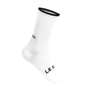 LE COL Cyklistické ponožky klasické - CYCLING - bílá