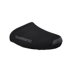 SHIMANO Cyklistické návleky na tretry - DUAL SOFTSHELL TOE - černá