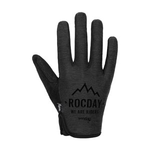 Rocday Cyklistické rukavice dlouhoprsté - FLOW NEW - černá