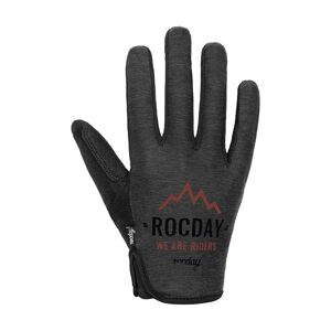 Rocday Cyklistické rukavice dlouhoprsté - FLOW NEW - červená/černá