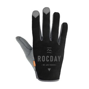 Rocday Cyklistické rukavice dlouhoprsté - ELEMENTS - šedá/černá XL