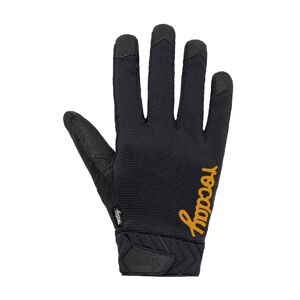 ROCDAY Cyklistické rukavice dlouhoprsté - EVO RACE - žlutá/černá