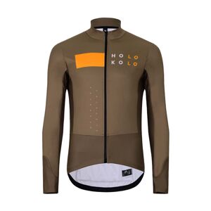 HOLOKOLO Cyklistická zateplená bunda - ELEMENT - hnědá XS