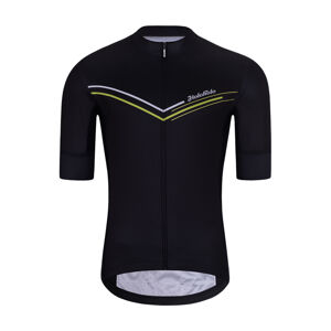 HOLOKOLO Cyklistický dres s krátkým rukávem - LEVEL UP - černá 2XL