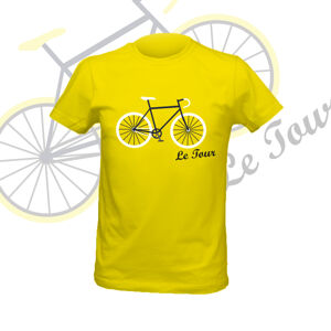 NU. BY HOLOKOLO Cyklistické triko s krátkým rukávem - LE TOUR LEMON - žlutá