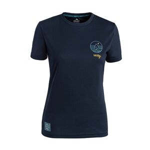 ROCDAY Cyklistický dres s krátkým rukávem - WOODY LADY - modrá M