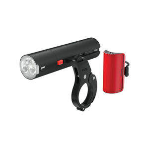 KNOG set světel - PWR ROAD - černá