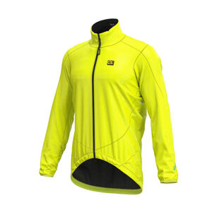 ALÉ Cyklistická větruodolná bunda - LIGHT PACK - žlutá S
