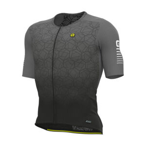 ALÉ Cyklistický dres s krátkým rukávem - R-EV1  VELOCITY - šedá XL