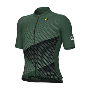 ALÉ Cyklistický dres s krátkým rukávem - WEB PR-E - zelená 2XL