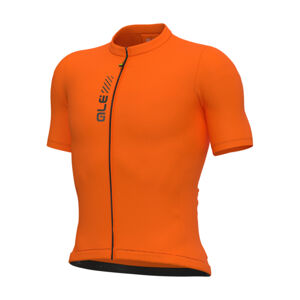 ALÉ Cyklistický dres s krátkým rukávem - PRAGMA COLOR BLOCK - oranžová 3XL